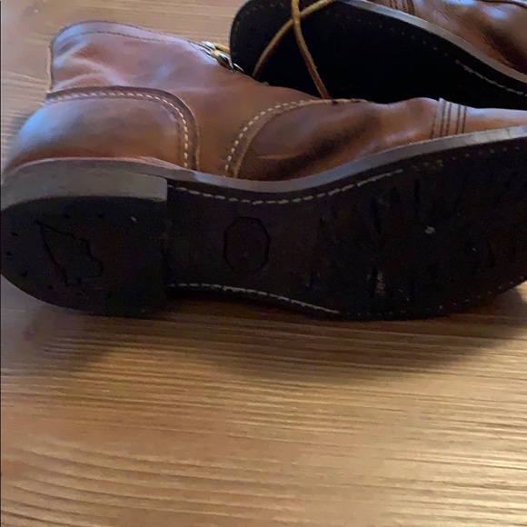 Men’s heritage leather red wing boots - Picture 6 of 6